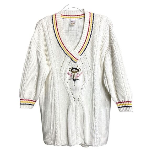 Vintage 80s Mondi Sport knit sweater size M/L